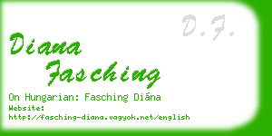 diana fasching business card